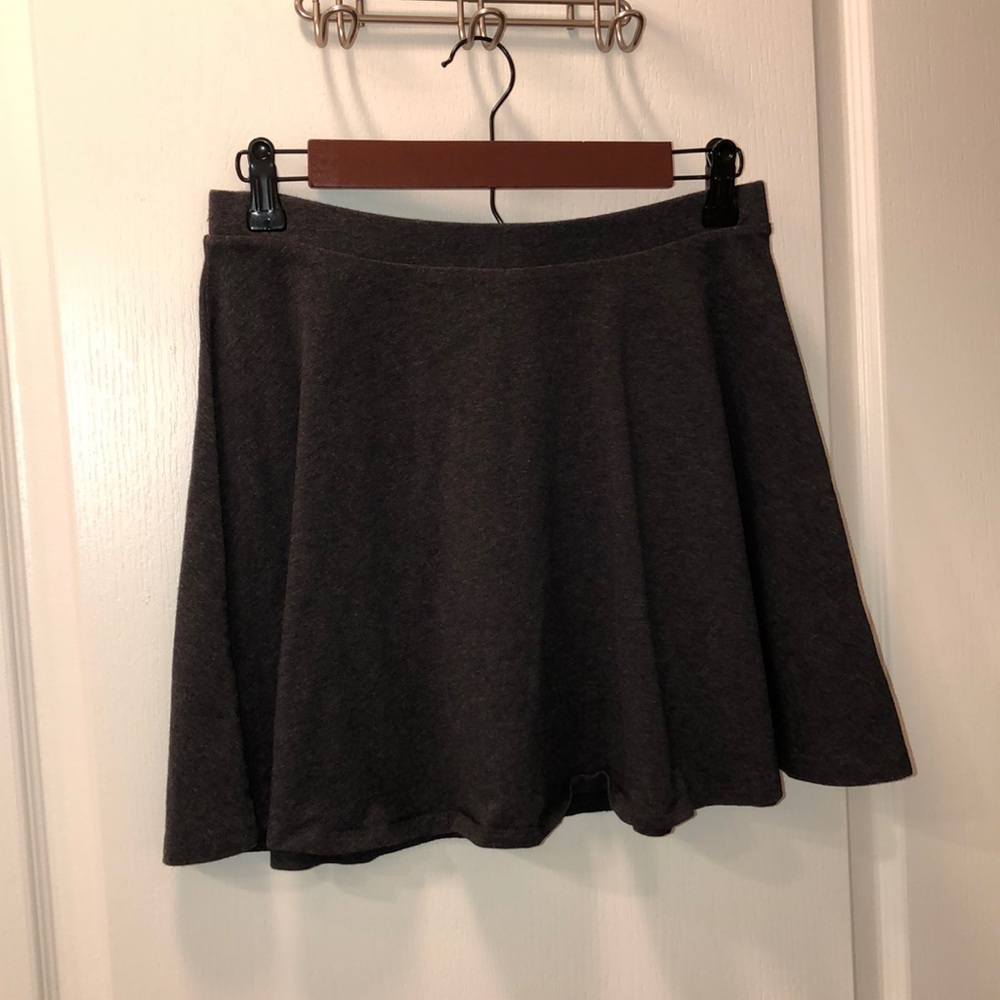 Dark Grey Mini Skirt